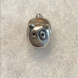 Retired Silver Dog Pandora Bead